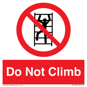 Do Not Climb